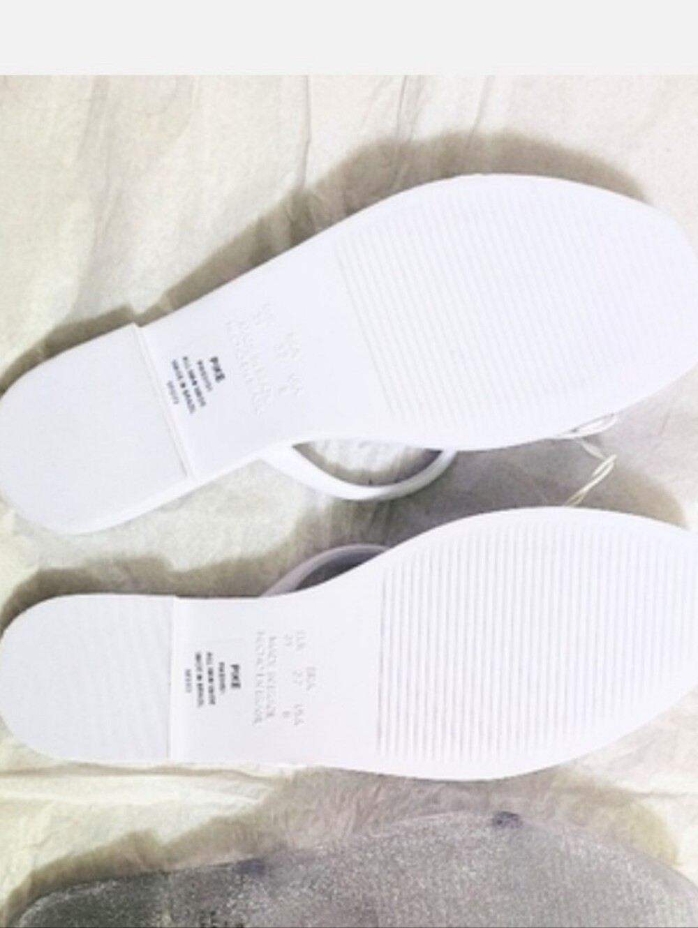 NWT! Steve Madden Women's Silver/White Pike Jelly Summer Beach Sandal Bundle 8 - Picture 14 of 16